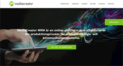 Desktop Screenshot of mediacreator.se